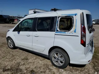 2015 Ford Transit Connect Wagon XLT with VIN NM0AE8F73F1204607, listed as a Copart auction lot 53901965 with 102,914 mi miles and Salvage Title. Bid and sale history available at carsss.com. Image 2.