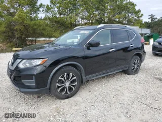2017 Nissan Rogue SV with VIN JN8AT2MT0HW147220, listed as a Copart auction lot 41434355 with 140,940 mi miles and Salvage Title. Bid and sale history available at carsss.com. Image 1.