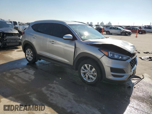 2021 Hyundai Tucson Value with VIN KM8J33A46MU395875, listed as a Copart auction lot 48708455 with 70,675 mi miles and Salvage Title. Bid and sale history available at carsss.com. Image 4.