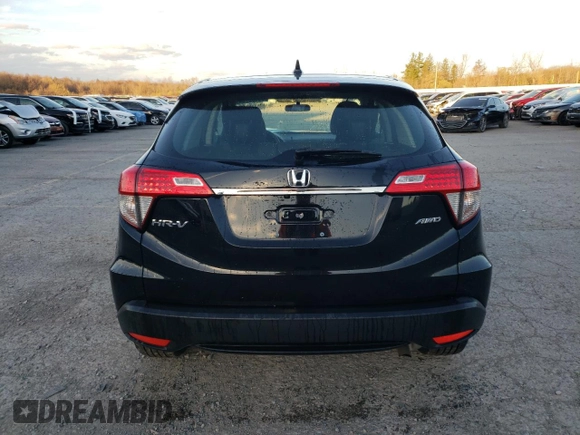 2022 Honda HR-V LX with VIN 3CZRU6H31NM708530, listed as a Copart auction lot 79136784 with 33,208 mi miles and Salvage Title. Bid and sale history available at carsss.com. Image 6.