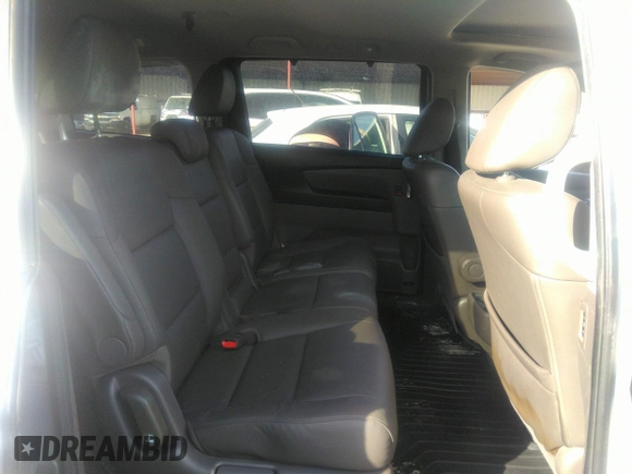 2014 Honda Odyssey EX-L with VIN 5FNRL5H65EB058750, listed as a IAAI auction lot 41853116 with 177,933 mi miles and . Bid and sale history available at carsss.com. Image 8.