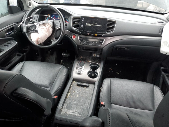 2022 Honda Pilot EX-L with VIN 5FNYF6H52NB009313, listed as a Copart auction lot 44105495 with 67,254 mi miles and Salvage Title. Bid and sale history available at carsss.com. Image 8.