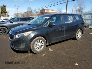 2016 Kia Sedona L with VIN KNDMA5C14G6111609, listed as a Copart auction lot 47025785 with 124,701 mi miles and Clean Title. Bid and sale history available at carsss.com. Image 1.
