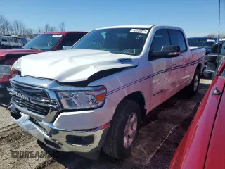2019 Ram 1500 Big Horn z VIN 1C6RRFFG1KN920091, wystawiony jako Copart lot #48849975 z przebiegiem 120 321 mil mil oraz Szkody całkowita. Historia ofert i sprzedaży dostępna na DreamBid. Obrazek 1.