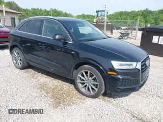 2018 Audi Q3 Premium Plus z VIN WA1JCCFS0JR031777, wystawiony jako IAAI lot #42186369 z przebiegiem 69 492 mil mil oraz . Historia ofert i sprzedaży dostępna na DreamBid. Obrazek 1.