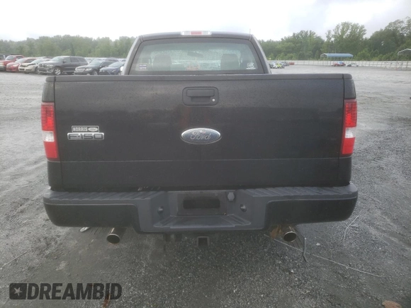 2006 Ford F-150 XL with VIN 1FTRF12W26NA76716, listed as a Copart auction lot 60450765 with 96,369 mi miles and Salvage title. Bid and sale history available at DreamBid. Image 6.