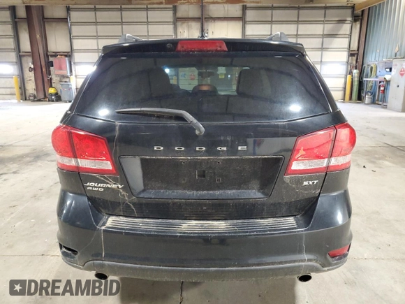 2016 Dodge Journey SXT with VIN 3C4PDDBG1GT100822, listed as a Copart auction lot 50252105 with 180,000 mi miles and Salvage Title. Bid and sale history available at carsss.com. Image 6.
