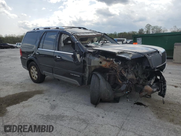 2004 Lincoln Navigator Luxury with VIN 5LMFU28R54LJ09239, listed as a Copart auction lot 55141205 with Not provided miles and Salvage title. Bid and sale history available at DreamBid. Image 4.