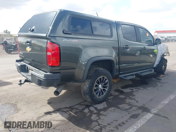 2018 Chevrolet Colorado 4WD ZR2 with VIN 1GCPTEE10J1133194, listed as a IAAI auction lot 41955603 with 1 mi miles. Bid and sale history available at carsss.com. Image 4.