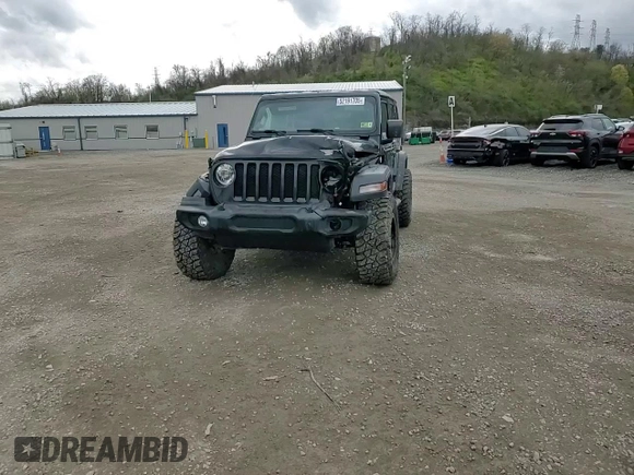 2020 Jeep Wrangler Unlimited Sport S z VIN 1C4HJXDN4LW347458, wystawiony jako Copart lot #52191705 z przebiegiem 37 353 mil mil oraz Szkoda całkowita • Salvage title. Historia ofert i sprzedaży dostępna na DreamBid. Obrazek 12.