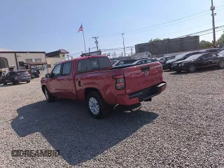 2022 Nissan Frontier SV with VIN 1N6ED1FK3NN660596, listed as a Copart auction lot 41824205 with 33,214 mi miles and Salvage Title. Bid and sale history available at carsss.com. Image 2.