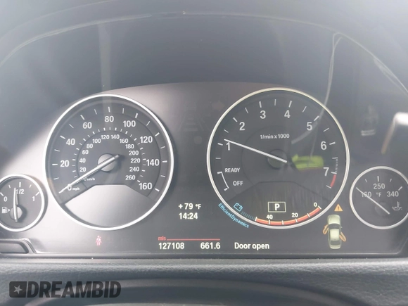 2013 BMW 3 Series 328i with VIN WBA3A5C53DF351967, listed as a IAAI auction lot 42025391 with 127,108 mi miles and . Bid and sale history available at carsss.com. Image 7.