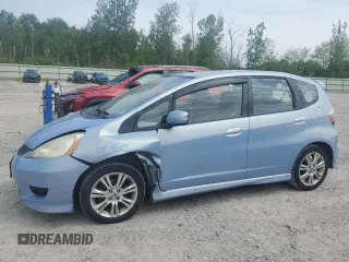 2010 Honda Fit Sport with VIN JHMGE8H48AC031114, listed as a Copart auction lot 60996415 with 154,441 mi miles and Salvage title. Bid and sale history available at DreamBid. Image 1.