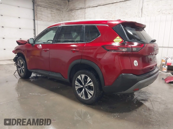 2022 Nissan Rogue SV with VIN 5N1BT3BB1NC671050, listed as a IAAI auction lot 41460321 with 42,009 mi miles. Bid and sale history available at carsss.com. Image 3.