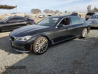 2019 BMW 7 Series 750i with VIN WBA7F0C57KGM24576, listed as a Copart auction lot 47778515 with 94,701 mi miles and Salvage Title. Bid and sale history available at carsss.com. Image 1.