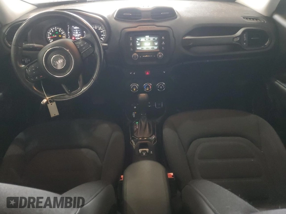 2017 Jeep Renegade Altitude with VIN ZACCJBBBXHPG41828, listed as a Copart auction lot 58229695 with 67,776 mi miles and Salvage title. Bid and sale history available at DreamBid. Image 8.