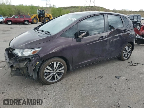 2015 Honda Fit EX with VIN 3HGGK5G84FM729496, listed as a Copart auction lot 55996315 with 91,310 mi miles and Salvage title. Bid and sale history available at DreamBid. Image 1.