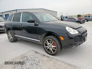 2006 Porsche Cayenne Turbo with VIN WP1AC29P76LA92656, listed as a Copart auction lot 53820325 with 197,579 mi miles and Salvage Title. Bid and sale history available at DreamBid. Image 4.