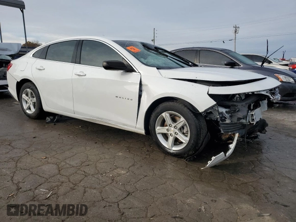 2022 Chevrolet Malibu LS with VIN 1G1ZB5ST6NF190177, listed as a Copart auction lot 82576444 with Not Provided miles and Salvage Title. Bid and sale history available at DreamBid. Image 4.