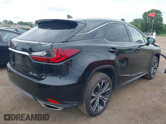 2022 Lexus RX 350 with VIN 2T2HZMDAXNC316100, listed as a IAAI auction lot 42744222 with 38,809 mi miles and . Bid and sale history available at DreamBid. Image 4.
