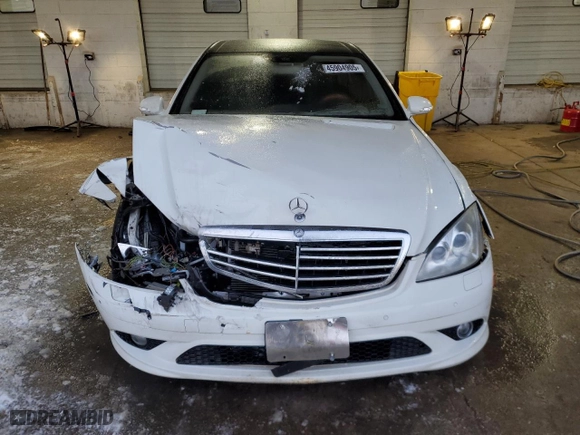 2009 Mercedes-Benz S-Class 5.5L V8 with VIN WDDNG71X99A247374, listed as a Copart auction lot 45904905 with 149,237 mi miles and Salvage Title. Bid and sale history available at carsss.com. Image 5.