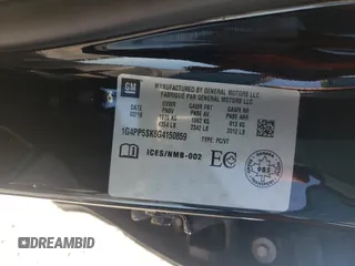 2016 Buick Verano z VIN 1G4PP5SK6G4150859, wystawiony jako Copart lot #62058615 z przebiegiem 89 247 mil mil oraz Czysty tytuł • Clean title. Historia ofert i sprzedaży dostępna na DreamBid. Obrazek 12.