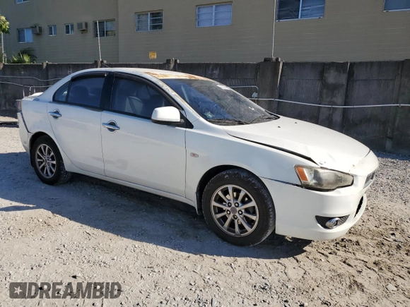 2010 Mitsubishi Lancer DE with VIN JA32U1FU9AU006742, listed as a Copart auction lot 48222175 with 110,989 mi miles and Salvage Title. Bid and sale history available at carsss.com. Image 4.