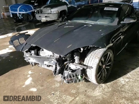 2019 Jaguar F-Type with VIN SAJDD1EV0KCK61549, listed as a Copart auction lot 84663574 with 52,596 mi miles and Non Repairable. Bid and sale history available at DreamBid. Image 14.