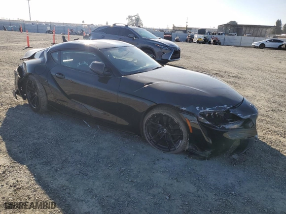 2020 Toyota GR Supra 3.0 with VIN WZ1DB4C0XLW025666, listed as a Copart auction lot 87545075 with 18,840 mi miles and Salvage Title. Bid and sale history available at carsss.com. Image 4.