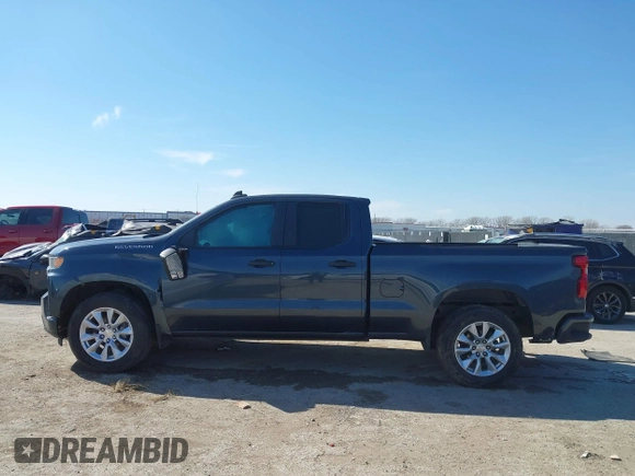 2020 Chevrolet Silverado 1500 Custom with VIN 1GCRWBEK8LZ194773, listed as a IAAI auction lot 41568424 with 127,209 mi miles. Bid and sale history available at carsss.com. Image 14.