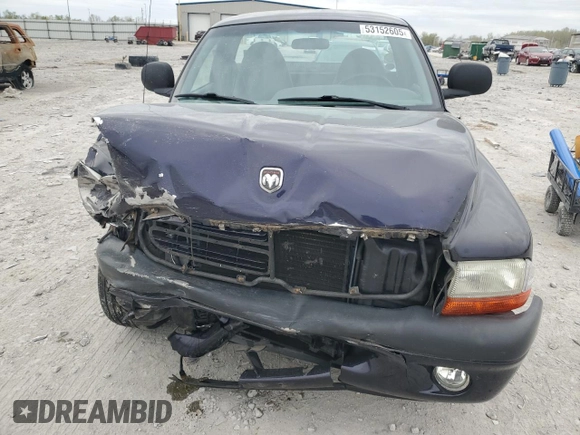 1999 Dodge Dakota SLT z VIN 1B7FL26X9XS131668, wystawiony jako Copart lot #53152605 z przebiegiem 92 663 mil mil oraz Szkoda całkowita • Salvage title. Historia ofert i sprzedaży dostępna na DreamBid. Obrazek 5.