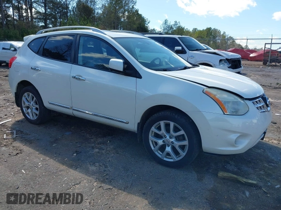 2012 Nissan Rogue S with VIN JN8AS5MT1CW270957, listed as a IAAI auction lot 41722364 with 159,614 mi miles. Bid and sale history available at carsss.com. Image 1.