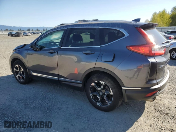 2019 Honda CR-V Touring with VIN JHLRW2H95KX022822, listed as a Copart auction lot 53822095 with 98,134 mi miles and Salvage Title. Bid and sale history available at DreamBid. Image 2.
