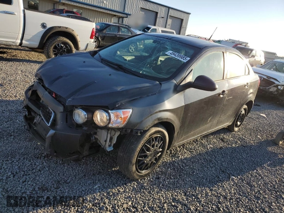 2014 Chevrolet Sonic LS with VIN 1G1JA5SG3E4224476, listed as a Copart auction lot 49439985 with 125,394 mi miles and Salvage title. Bid and sale history available at DreamBid. Image 1.