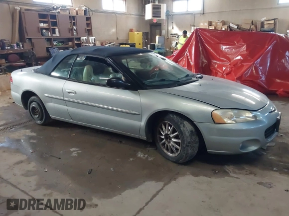 2002 Chrysler Sebring Limited with VIN 1C3EL65R82N172536, listed as a IAAI auction lot 41534399 with 152,135 mi miles and . Bid and sale history available at DreamBid. Image 1.
