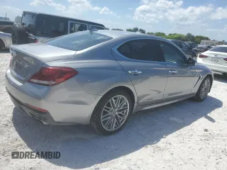 2020 Genesis G70 2.0T with VIN KMTG64LA2LU062426, listed as a Copart auction lot 57937265 with 45,255 mi miles and Salvage title. Bid and sale history available at DreamBid. Image 3.