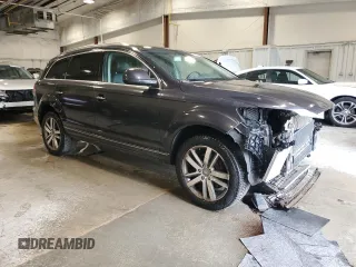 2014 Audi Q7 Premium Plus with VIN WA1LGAFE1ED000987, listed as a Copart auction lot 61852995 with 174,768 mi miles and Non repairable. Bid and sale history available at DreamBid. Image 4.