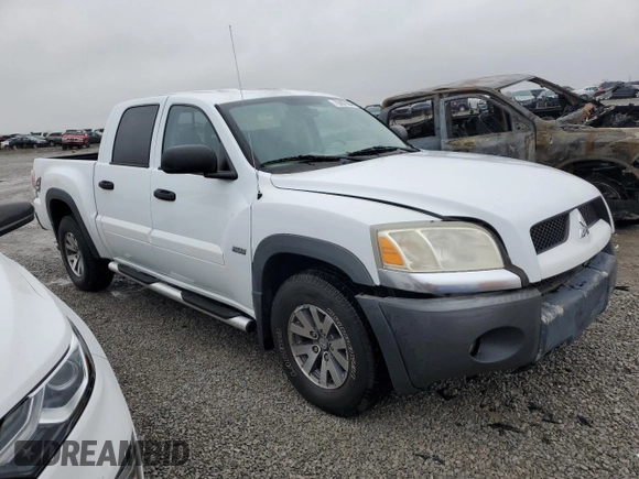 2006 Mitsubishi Raider z VIN 1Z7HT38K16S538273, wystawiony jako Copart lot #79407094 z przebiegiem 67 758 mil mil oraz Szkoda całkowita • Salvage title. Historia ofert i sprzedaży dostępna na DreamBid. Obrazek 4.