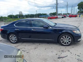 2007 Lexus LS 460 with VIN JTHBL46F675040713, listed as a IAAI auction lot 42624465 with 109,079 mi miles and . Bid and sale history available at DreamBid. Image 13.