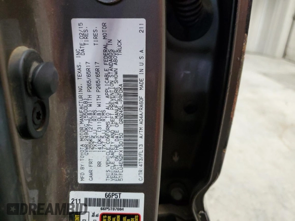 2015 Toyota Tacoma with VIN 5TFLU4EN2FX130150, listed as a Copart auction lot 43867045 with 135,843 mi miles and Salvage title. Bid and sale history available at DreamBid. Image 14.