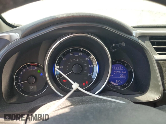 2017 Honda Fit EX-L with VIN JHMGK5H86HS012300, listed as a Copart auction lot 46422195 with 77,741 mi miles and Salvage title. Bid and sale history available at DreamBid. Image 9.