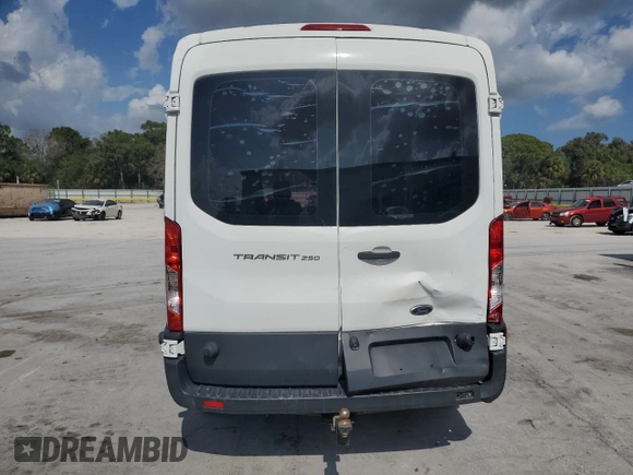 2017 Ford Transit with VIN 1FTYR2CM4HKB14814, listed as a Copart auction lot 45141525 with 143,621 mi miles and Salvage title. Bid and sale history available at DreamBid. Image 6.