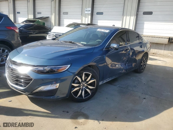 2024 Chevrolet Malibu RS with VIN 1G1ZG5ST5RF196818, listed as a Copart auction lot 43621925 with 10,954 mi miles and Salvage Title. Bid and sale history available at carsss.com. Image 1.