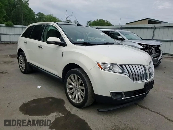 2013 Lincoln MKX with VIN 2LMDJ8JK0DBL06312, listed as a Copart auction lot 54804854 with 121,107 mi miles and Salvage Title. Bid and sale history available at DreamBid. Image 12.