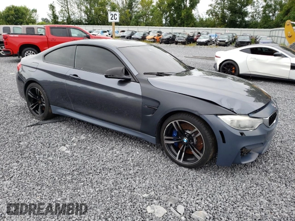 2015 BMW M4 with VIN WBS3R9C51FK331674, listed as a Copart auction lot 76380033 with Not Provided miles and Non Repairable. Bid and sale history available at carsss.com. Image 4.