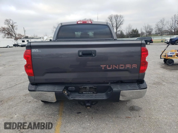 2018 Toyota Tundra 2WD SR5 with VIN 5TFEM5F16JX123852, listed as a Copart auction lot 83439434 with 69,020 mi miles and Salvage Title. Bid and sale history available at carsss.com. Image 6.
