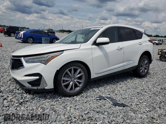 2021 Acura RDX Technology with VIN 5J8TC2H55ML025126, listed as a Copart auction lot 55980445 with 37,020 mi miles and Non repairable. Bid and sale history available at DreamBid. Image 1.
