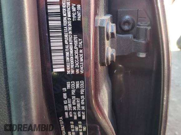 2018 Jeep Renegade Trailhawk with VIN ZACCJBCB5JPH08761, listed as a Copart auction lot 42610205 with 111,018 mi miles and Salvage Title. Bid and sale history available at carsss.com. Image 12.