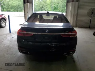 2017 BMW 7 Series 740i with VIN WBA7E2C36HG741125, listed as a Copart auction lot 55754185 with 90,305 mi miles and Clean Title. Bid and sale history available at DreamBid. Image 6.