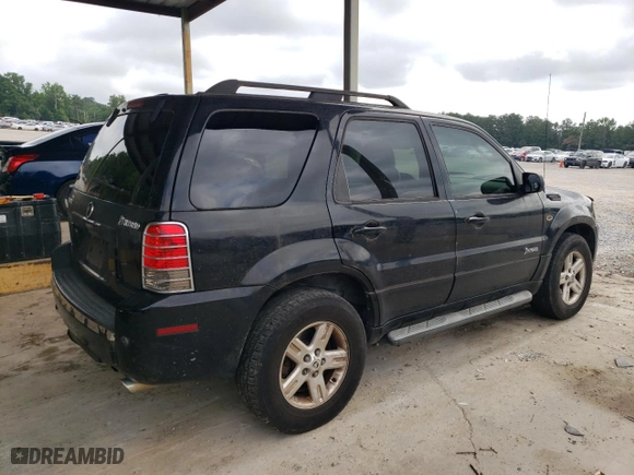 2007 Mercury Mariner with VIN 4M2CU39H97KJ03132, listed as a Copart auction lot 61134654 with 263,005 mi miles and Salvage Title. Bid and sale history available at carsss.com. Image 3.